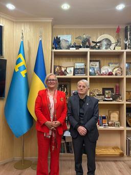 Джемілєв зустрівся з новою очільницею диппредставництва Туреччини в Україні